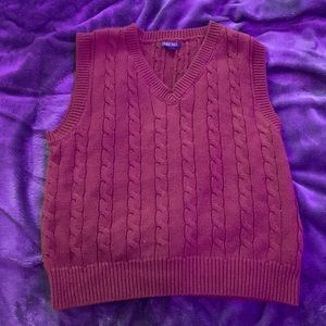 Super cute brown vest shirt thingy lol. Worn twice!